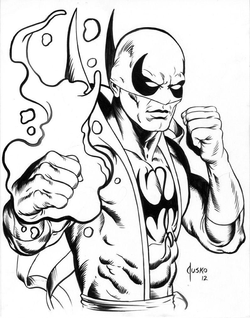 796x1011 Iron Fist Con Drawing