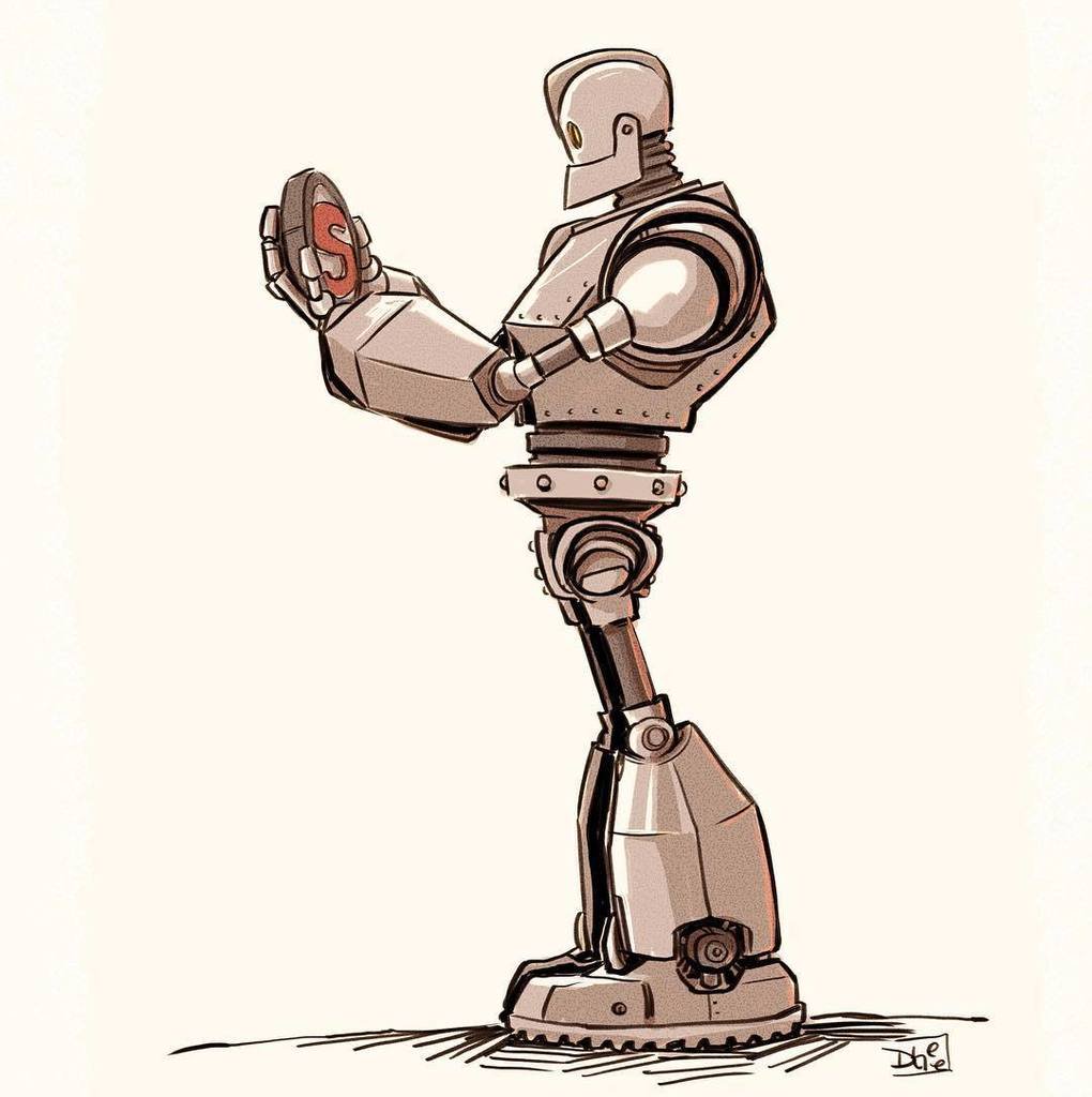 Iron Giant Drawing | Free download on ClipArtMag