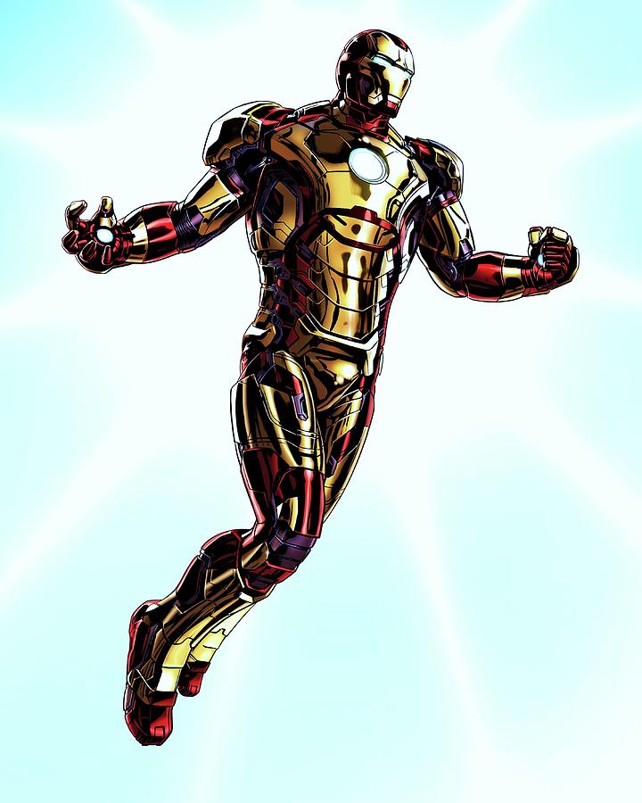 720x900 Iron Man Poster Drawing