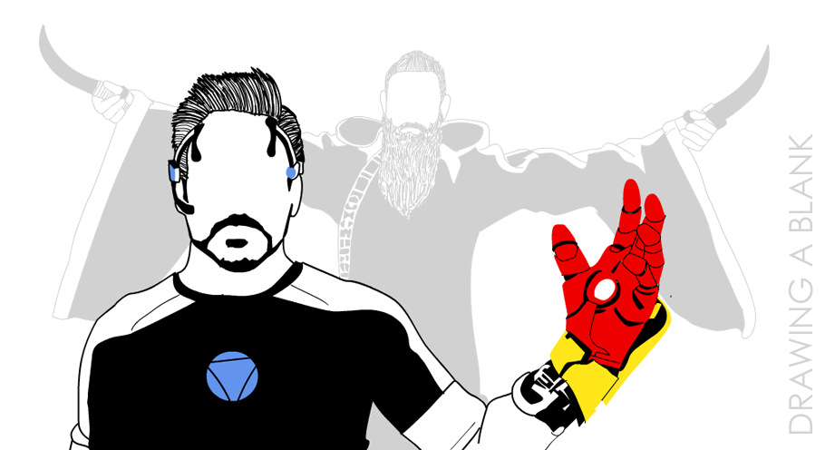 921x496 Iron Man Drawing A Blank