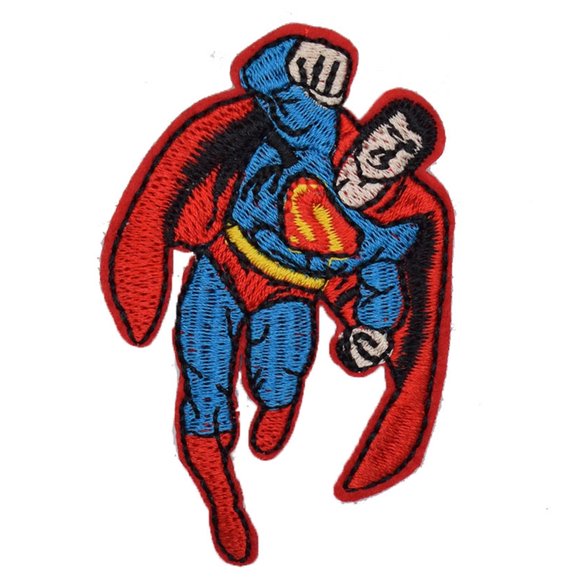 850x850 Super Hero Iron Man Superman Spiderman Batman Embroidered