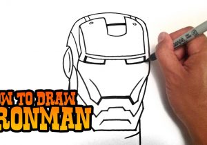 300x210 How To Draw Iron Man Easy Drawing Tutorials