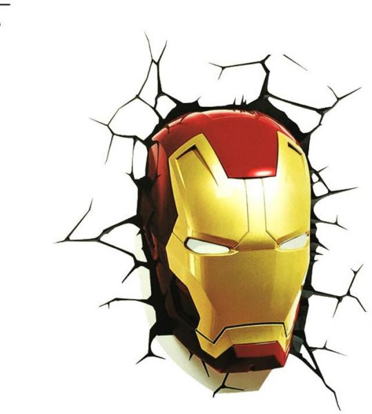 539x600 Iron Man Mask Avengers Marvel Superhero Hulk Captain America Car