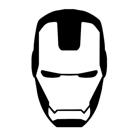 Iron Man Helmet Drawing