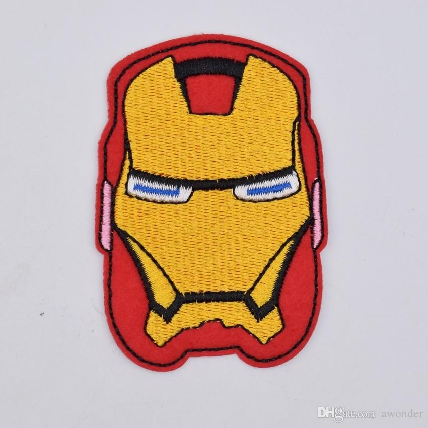 850x850 Iron Man Mark Helmet Embroidery Patches Comic The Avengers