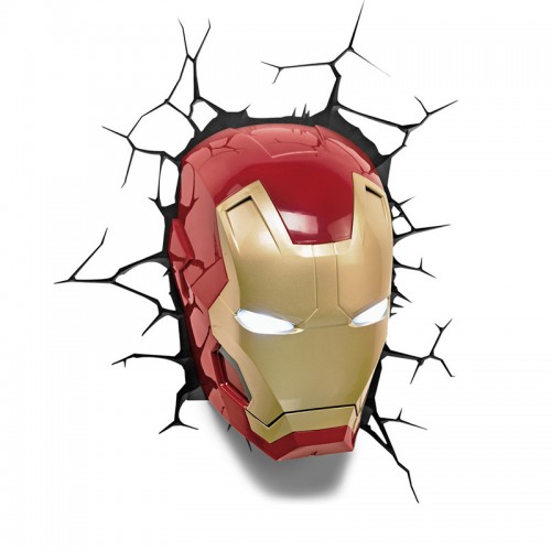 500x500 Marvel Iron Man Mask Led Wall Light