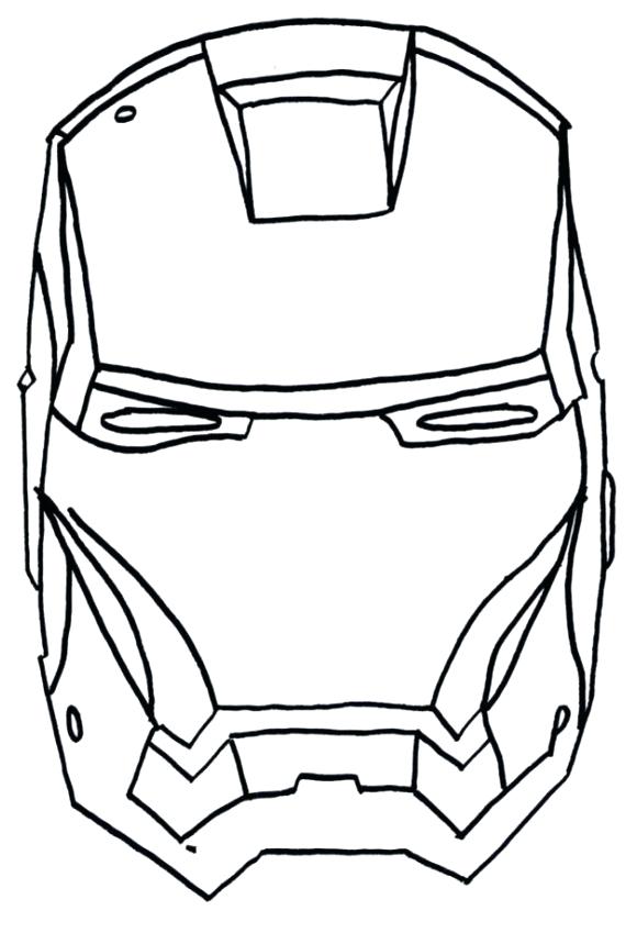 580x859 Collection Of Iron Man Helmet Coloring Pages Download Them And Try