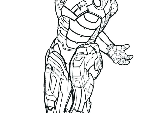 Iron Man Line Drawing | Free download on ClipArtMag