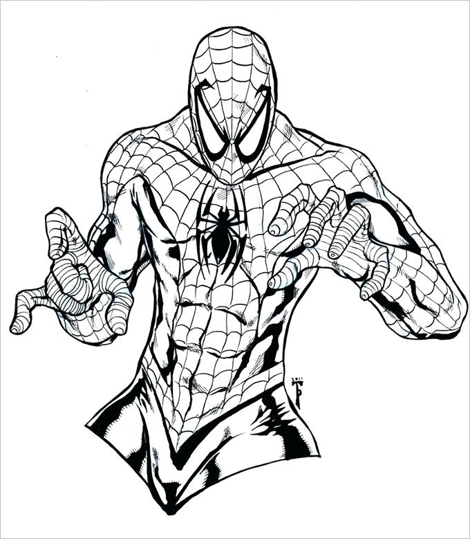 680x779 Spiderman Drawing Pages Spider Man Colouring Es Coloring E
