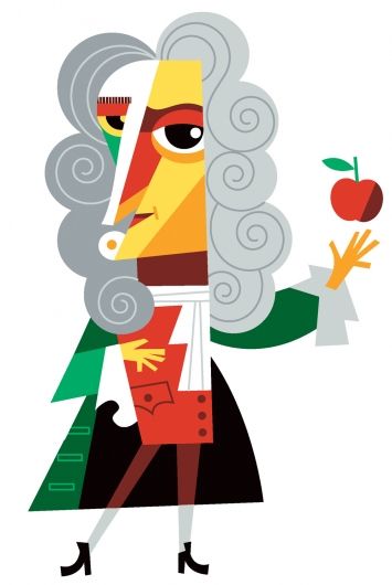 Isaac Newton Drawing | Free Download On ClipArtMag