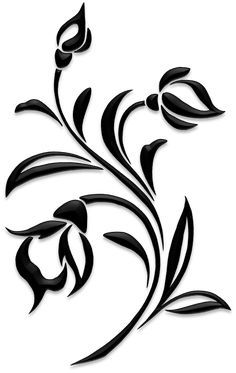 236x373 Flowers Silhouettes Art Islamic Graphics Diy Silhouette