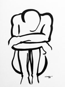 225x300 original pen ink drawing isolation the collective art design