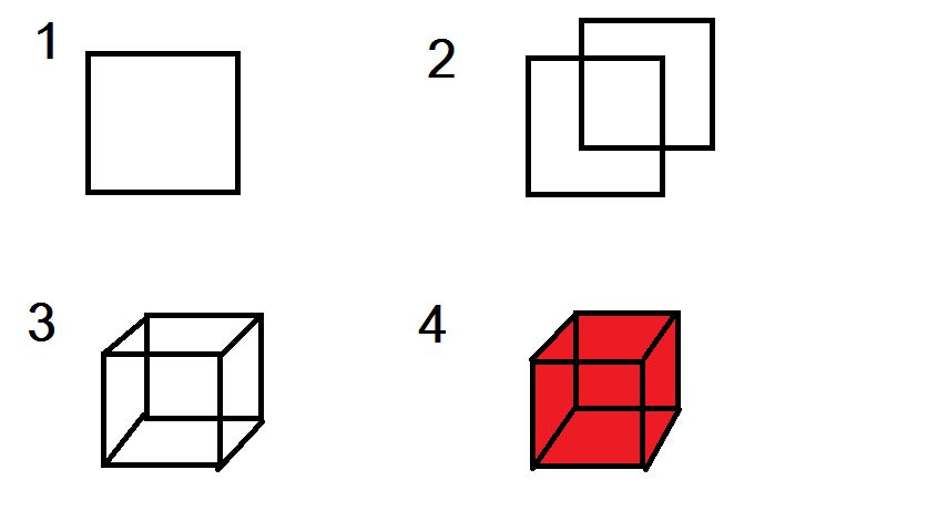 846x479 How To Make Coloured Cube In Microsoft Paint Paint And On Paper