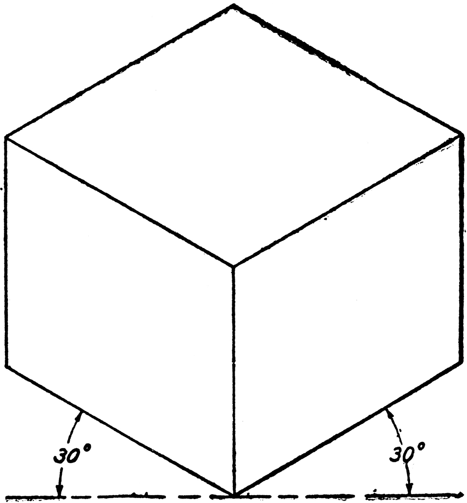 951x1024 Isometric Of A Cube Clipart Etc