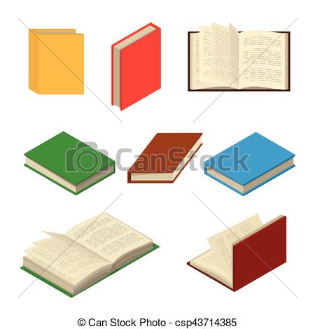 450x470 isometric colorful books set set of colorful books and tutorials