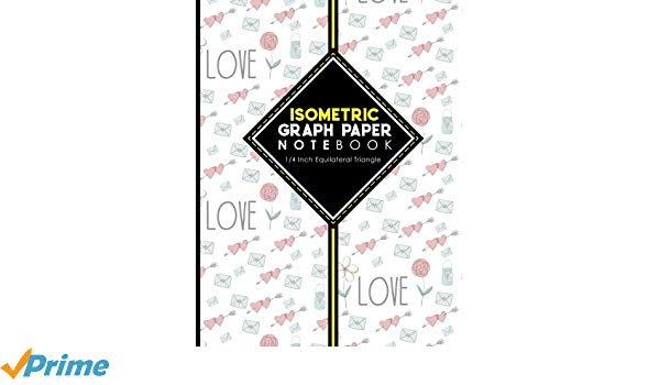 600x350 Isometric Graph Paper Notebook Inch Equilateral Triangle