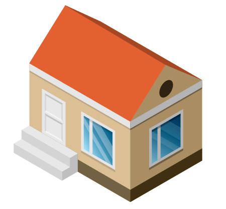 450x416 Isometric Icon With Phantasm In Adobe Illustrator