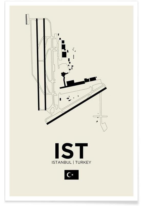 554x800 ist airport istanbul as poster
