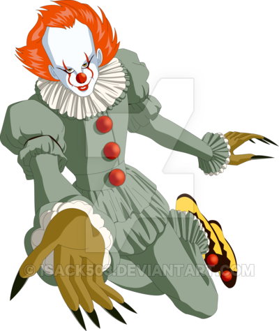 400x474 Pennywise The Clown Drawing Vector Transparent Png Clipart Free