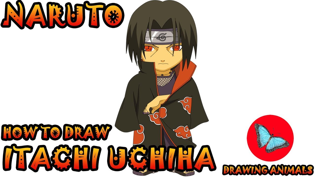 1280x720 How To Draw Itachi Uchiha From Naruto Drawing Animals