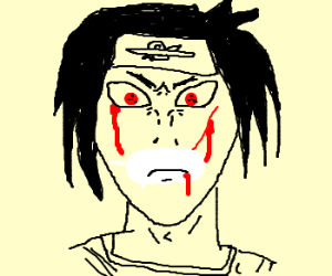 300x250 sasuke from naruto bleeding