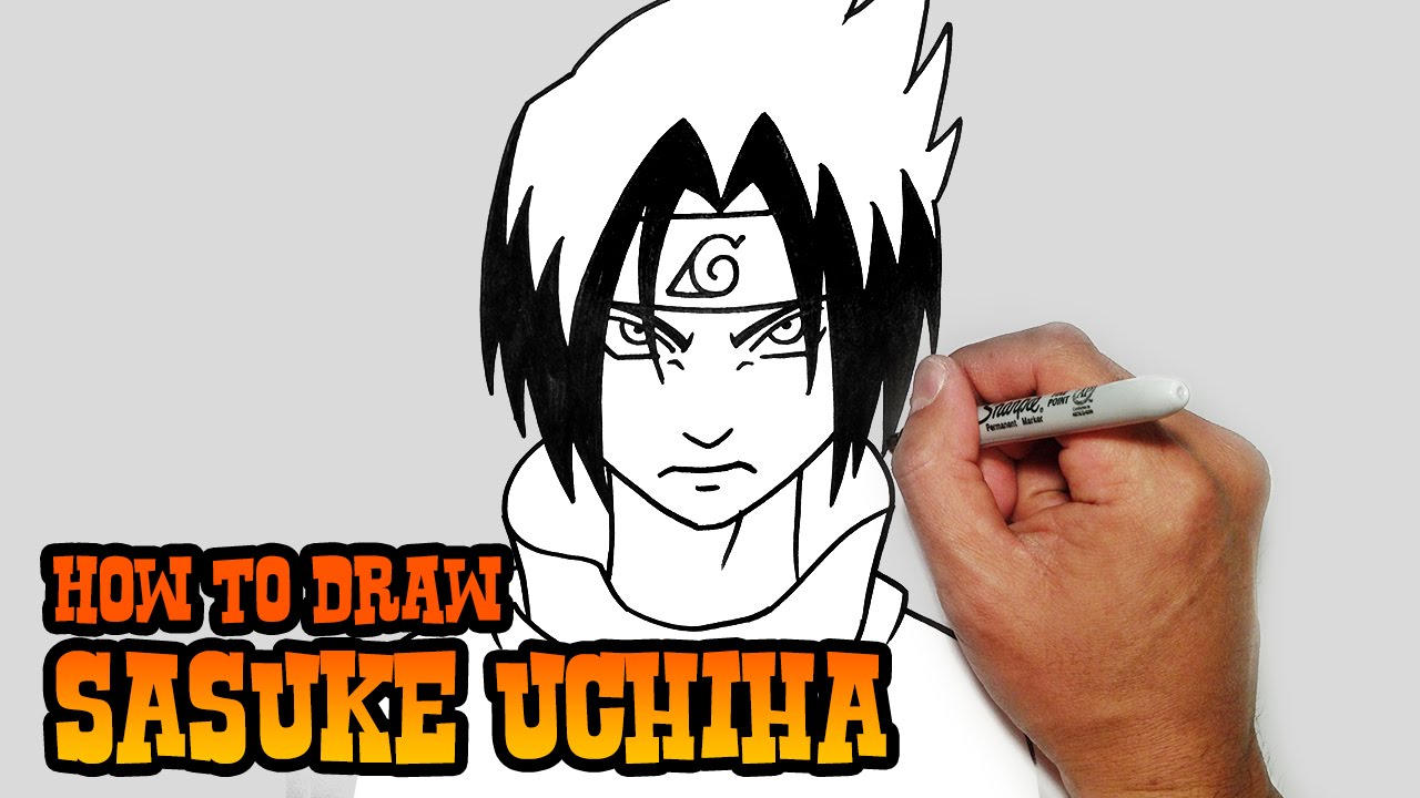 1280x720 how to draw sasuke uchiha naruto step