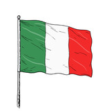 155x160 French Or Italian Flag Drawing