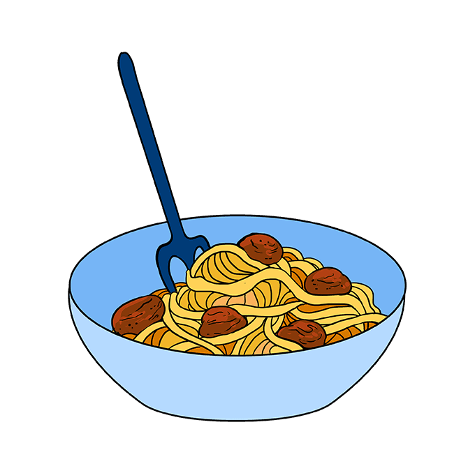 680x678 How To Draw Spaghetti