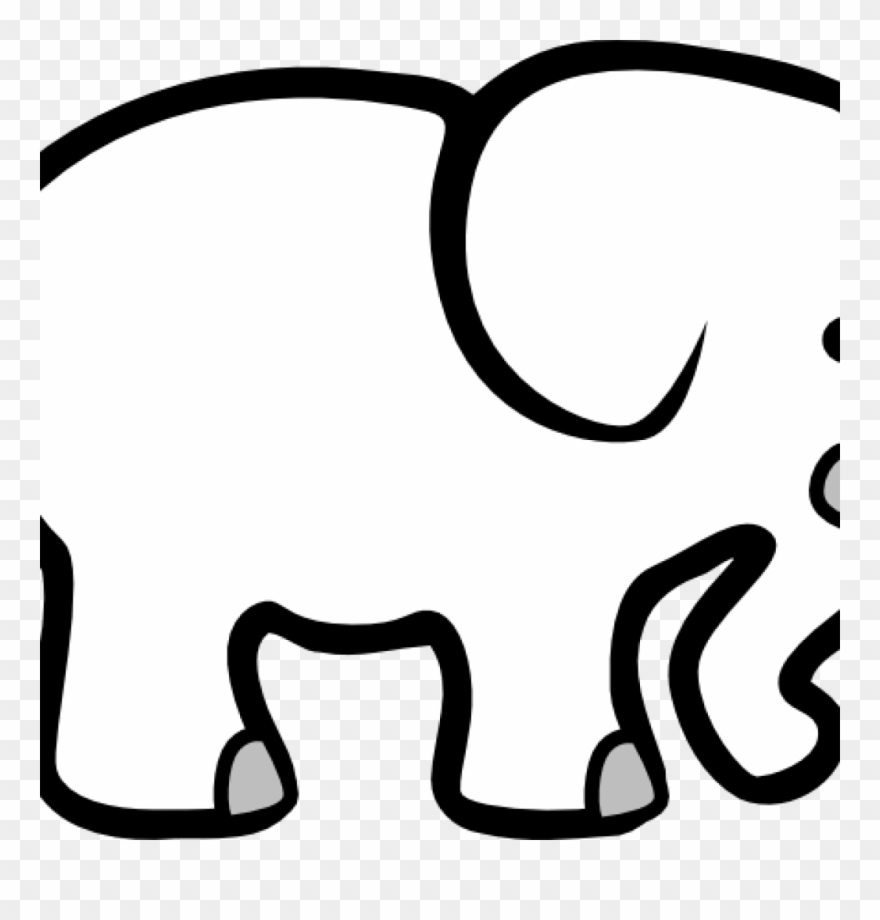 880x920 Elephant Clipart Black And White Elephant Clip Art