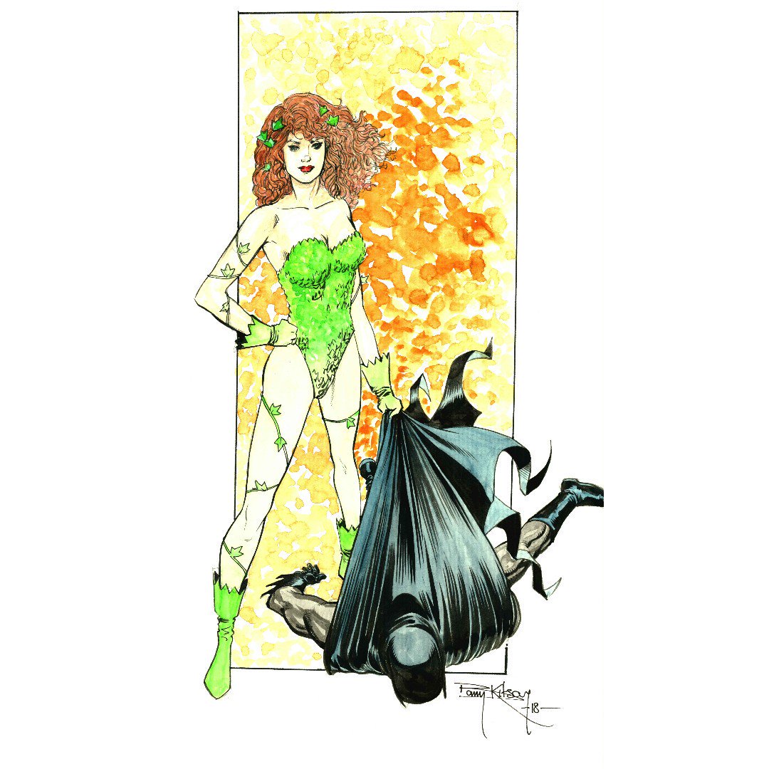 1080x1080 barry kitson art on twitter a poison ivy batman commission