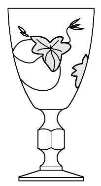 205x375 Imperial Glass Ohio, Ivy Leaf Replacements, Ltd