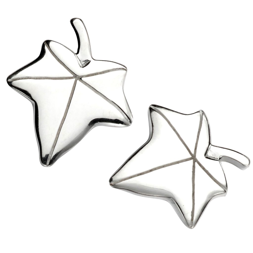 1024x1024 Ivy Leaf Stud Earrings Argenteus Jewellery