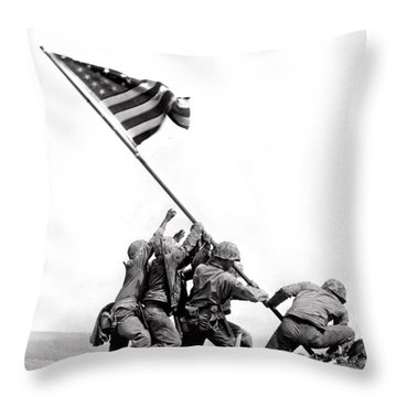 360x360 Iwo Jima Throw Pillows Fine Art America