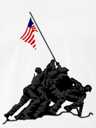 190x254 Raising The Flag Men's Premium T Shirt Spreadshirt