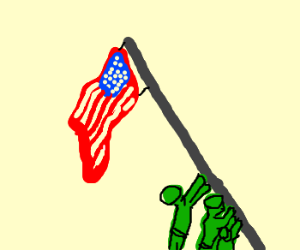 300x250 Raising The Flag