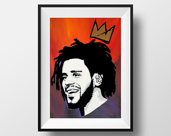 340x270 Illustration J Cole Etsy