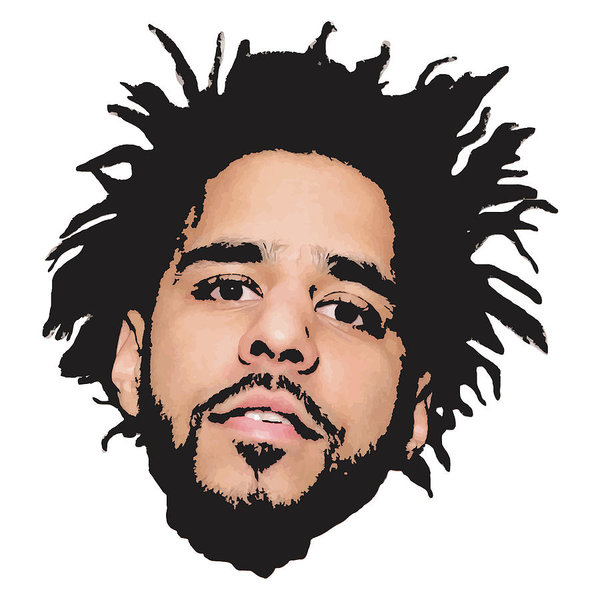 600x600 J Cole Poster