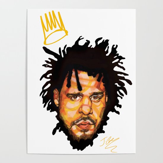 550x550 J Cole Poster