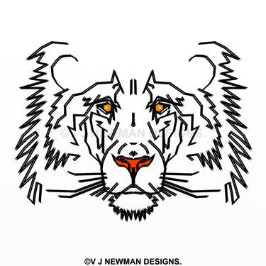 375x375 Lion Design Drawing