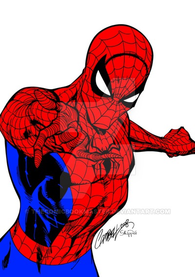 400x569 Spiderman Drawing