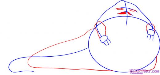 520x245 Learn How To Draw Jabba The Hutt, Star Wars Characters, Draw Star