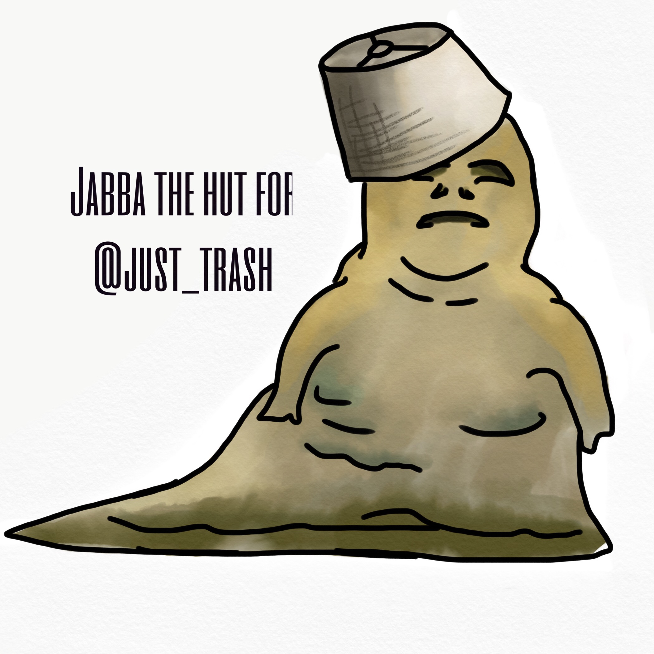 2100x2100 Okay So This Is Jabba The Hutt With A Lampshade On His