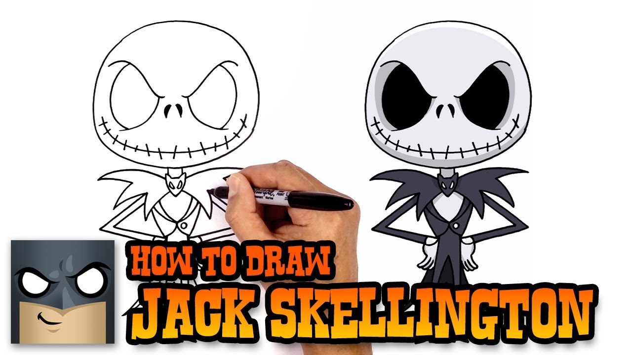 1280x720 How To Draw Jack Skellington Christmas Tutorial