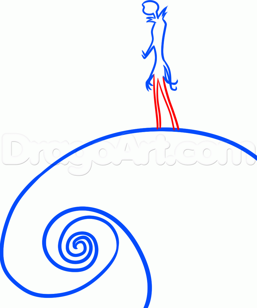 891x1068 How To Draw Jack And Sally, Step