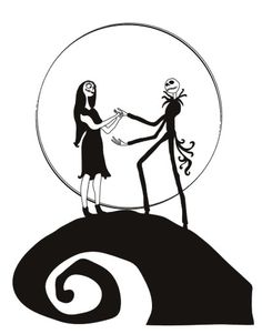 236x301 Jack Skellington And Sally Clipart