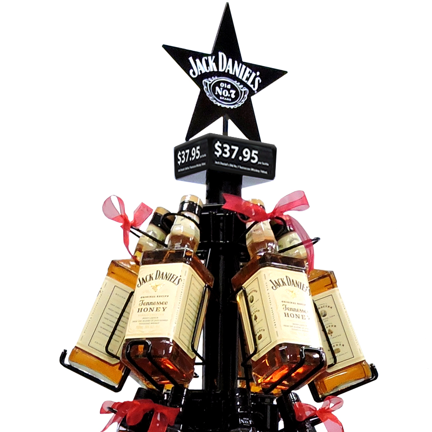880x880 Jack Daniels Christmas Tree Retail Display Stand Studio Sydney