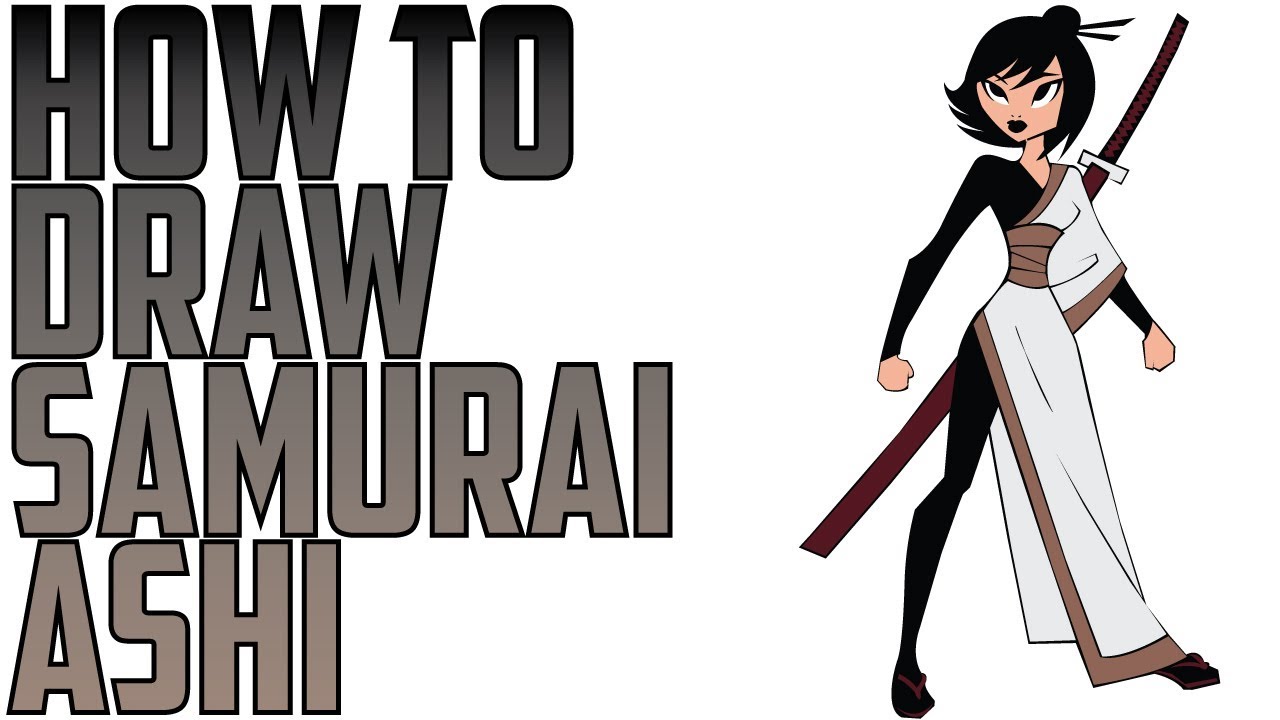 1280x720 how to draw samurai ashi from samurai jack drawing expert