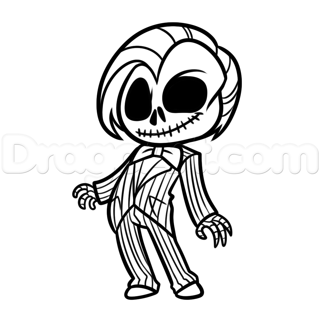 1100x1100 Step How To Draw Nightmare Before Christmas Doctor Who
