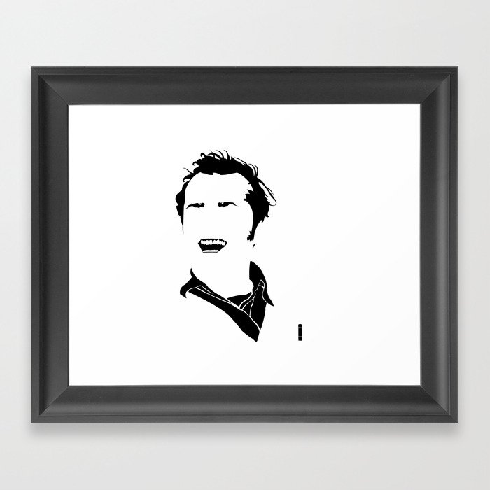 700x700 Faceless Jack Nicholson The Cuckoo's Nest Framed Art Print