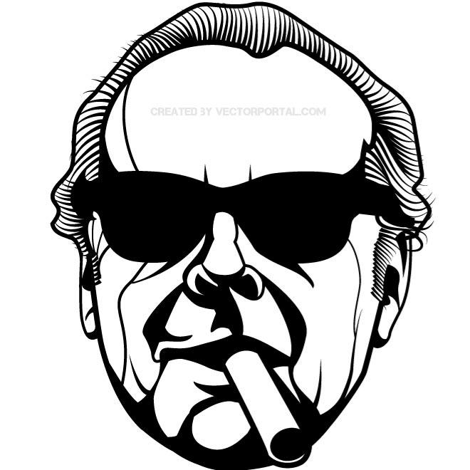 660x660 Jack Nicholson Vector Image